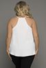 Picture of PLUS SIZE WHITE SUN TANK TOP